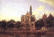 HEYDEN, Jan van der View of the Westerkerk, Amsterdam oil painting